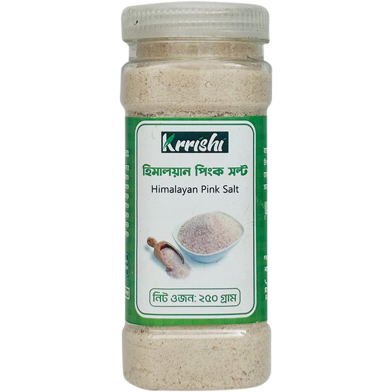 Krrishi Himalayan Pink Salt 250 gm image