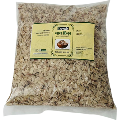 Krrishi Red Flattened Rice 500 gm image