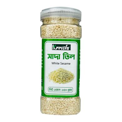 Krrishi White Sesame - 150gm image