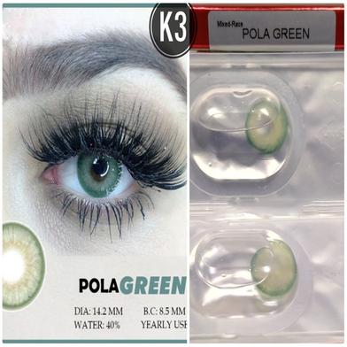 Ksseye Pola Green Color Contact Lens image