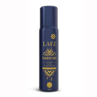 LAFZ Premium Body Spray Dariush - 120ml (Halal Certified -Alcohol Free) image