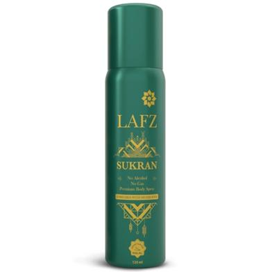 LAFZ Premium Body Spray Sukran - 120ml (Halal Certified -Alcohol Free) image