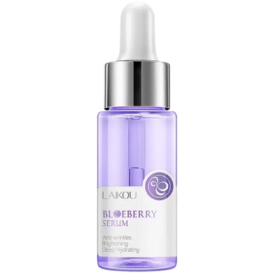 LAIKOU Blueberry Anti Wrinkles Facial Serum Brighten Skin Tone Hydrating Repair Damaged Skin Whitening Remove Spots Skin Care-17ml image