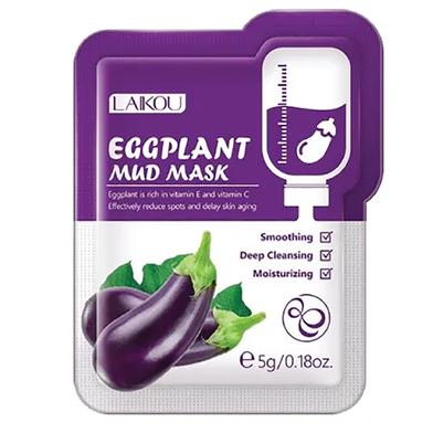 LAIKOU Eggplant Mud Mask- 5gm-1pcs image
