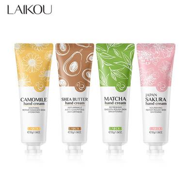 LAIKOU Hand Cream Sakura / Camomile / Shea Butter / Matcha Nourishing Brightening Hand Care 30g [Combo Set 4 ] image