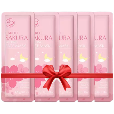 LAIKOU Sakura Sleeping Mask 3gm - 5pcs image