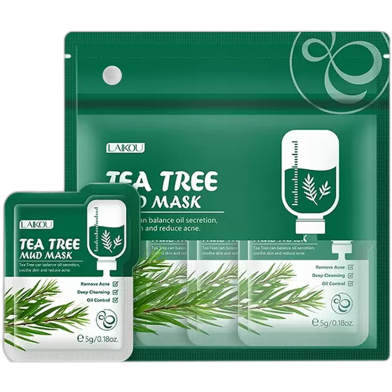LAIKOU Tea Tree Mud Mask 5gm - 12pcs image