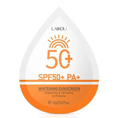 LAIKOU UV Protector Face Body Whitening Sunscreen SPF50 -2gm image