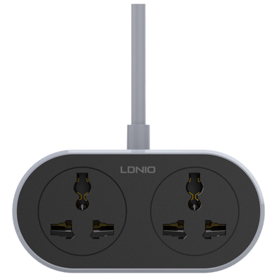 LDNIO SC2018 2 AC Outlet Universal Extension Power Socket-10 Meter image