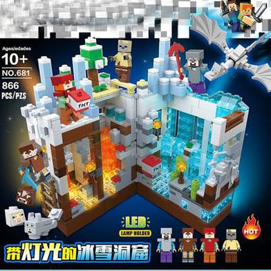 LEGO 866 pcs Minecraft Legu Set Toy No 681 Building Blocks Set image