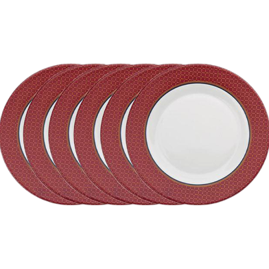 LUMINARC Tempered Alto Rub Bone Dessert Plate 6 Pcs Set - J3739 image