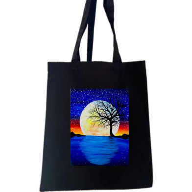 Ladies Hand And Shoulder Tote Bag For Women's With Zipper And Pocket-BS-100 image