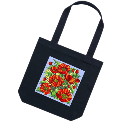 Ladies Hand and Shoulder Tote Bag For Women's With Zipper -BDS-106 image