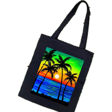 Ladies Hand and Shoulder Tote Bag With Zipper And Pocket-BS-096 image