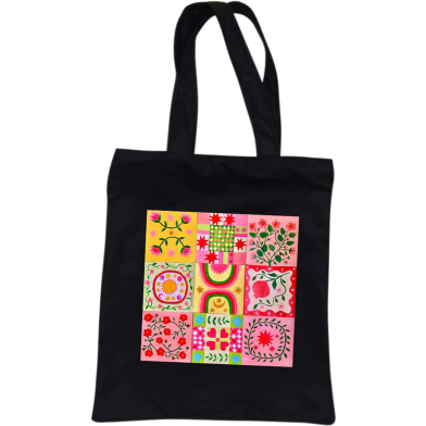 Ladies Shopping Tote Bag For Women With Zipper And Pocket image