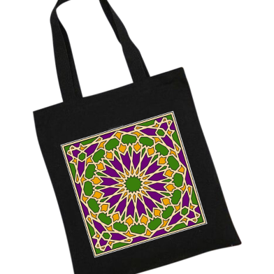 Ladies Shopping Tote Bag For Women With Zipper And Pocket image