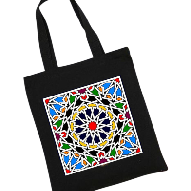 Ladies Shopping Tote Bag For Women With Zipper And Pocket image