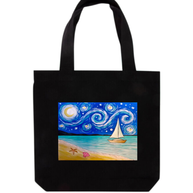 Ladies Shopping Tote Bag For Women's With Zipper image