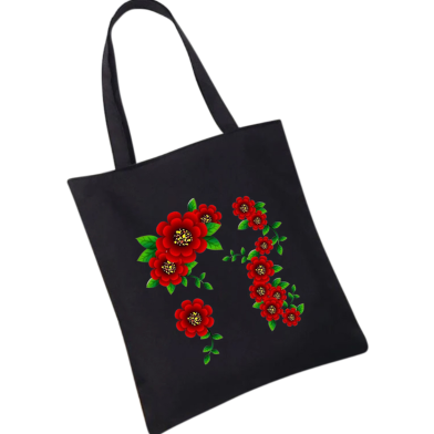 Ladies Shoulder Carry Tote Bag For Women's With Zipper image