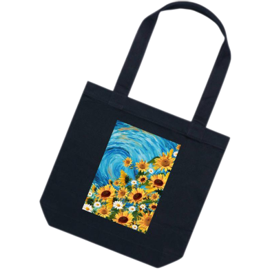 Ladies Shoulder Carry Tote Bag For Women's With Zipper- BDF-128 image