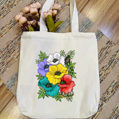 Ladies Shoulder Carry Tote Bag For Women's With Zipper and Pocket image