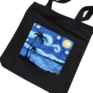 Ladies Tote Canvas Shoulder Bag For Women's With Zipper image