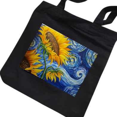 Ladies Tote Canvas Shoulder Bag For Women's With Zipper image