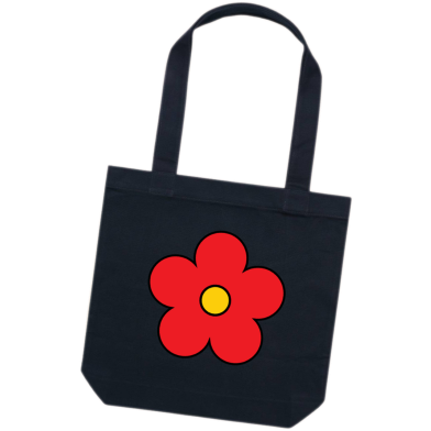 Ladies Tote Canvas Shoulder Bag For Women's With Zipper- BDF-088 image