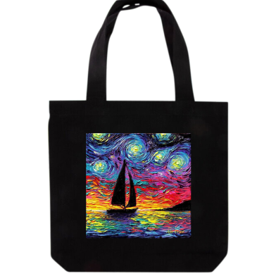 Ladies Tote Canvas Shoulder Bag For Women's With Zipper image
