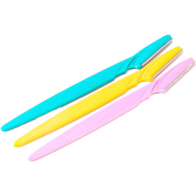 Lady Eyebrow Folding 3Pcs Shaver Shaper Razors Set - Facial Razor image