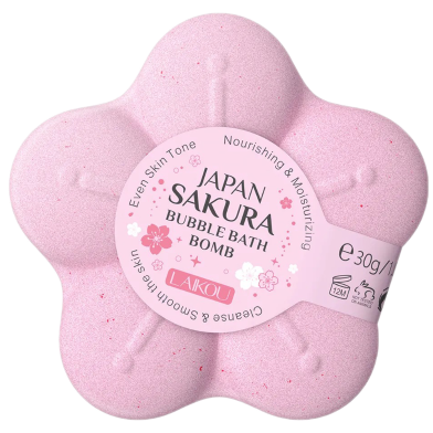 Laikou Japan Sakura Bubble Bath Bomb 30 gm image