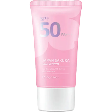 Laikou Japan Sakura Face Sunscreen, SPF50 Plus Plus 50 gm image