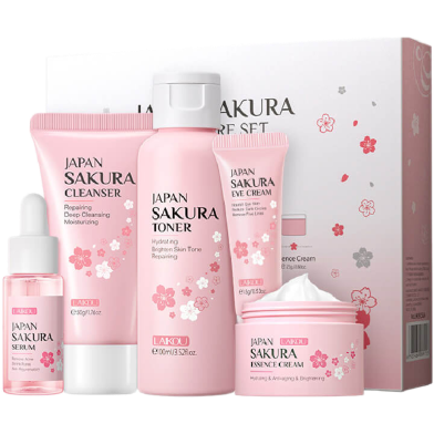 Laikou Japan Sakura Skincare Set (5 Pcs) image