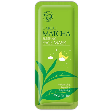 Laikou Matcha Sleeping Face Mask 3gm image