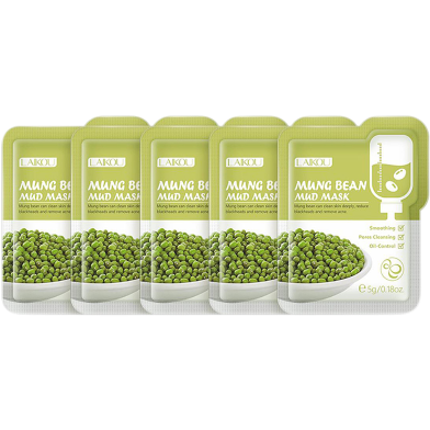 Laikou Mung Bean Cleansing Mud Mask-5pcs image