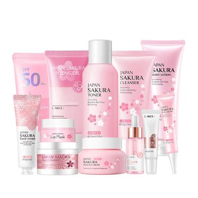 Laikou Sakura Skin Care Set COMBO-12 Pcs Sets image
