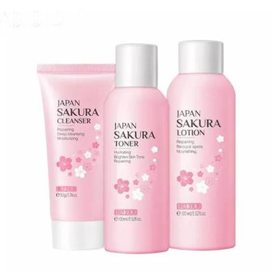 Laikou Sakura Skin Care Set Moisturizing -3pcs image