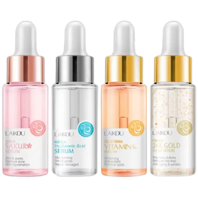 Laikou Serum for Face Skincare 4 Pcs Bundle image