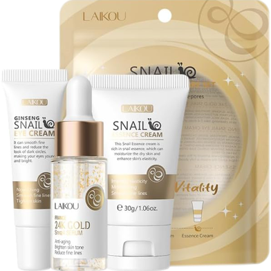 Laikou Snail Skincre Set 3 Pcs image