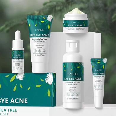 Laikou Tea Tree Bye Bye Acne Skincare Set - 5pcs image