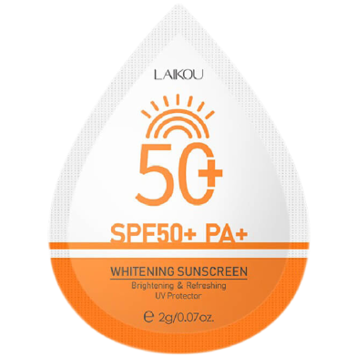 Laikou Whitening Sunscreen SPF 50 PA – 15 pcs Pack image