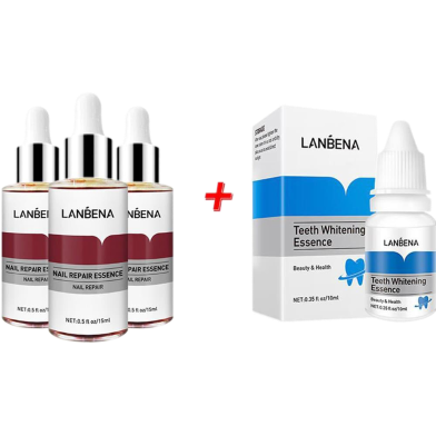 Lanbena Nail Repair Essence Serum - Fungal Treatment 3Pcs image