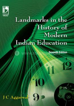 Landmarks in the History of Modern Indian Education image