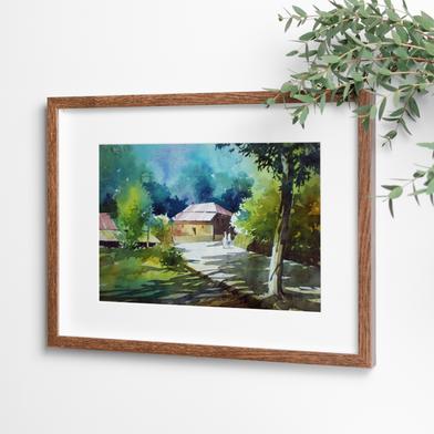 Landscape Watercolor - (20x16)inches image