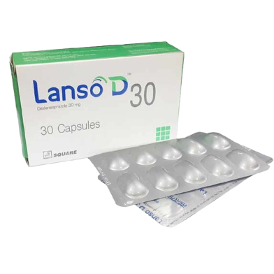 Lanso D 30 mg Capsule 10 Strip image