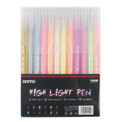 Large Capacity Highlight Water Pen 0.5mm Syringe Watercolor Pen Fine Art Highlight Pen Painting Template Pen 12 Colors/set image