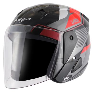 Vega Lark Legend Black Red Helmet image