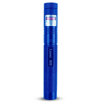 Laser Pointer Light Rechargeable Green | High-Quality Metal Construction For Adjustable Burn Match Light And More (laser_light_303_blue_332c) Blue image