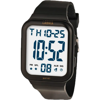Lasika Men's Digital Sports Watch Electronic Waterproof Wrist Watches for Men with Stopwatch Alarm #157 image