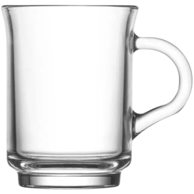 Lav Glass Mug 250 ml, Set of 6 image